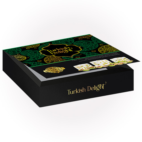 ÇEŞİTLİ KURUYEMİŞLİ LOKUM (ANTEP FISTIĞI, FINDIK, BADEM, YER FISTIĞI) 400 g