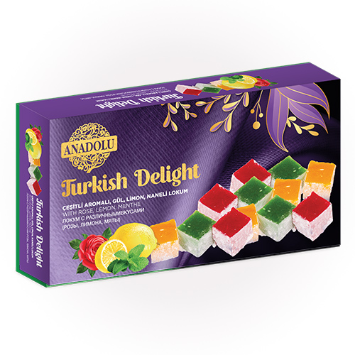 ÇEŞİTLİ AROMALI PUDRALI (GÜL, NANE, LİMON) 300 g